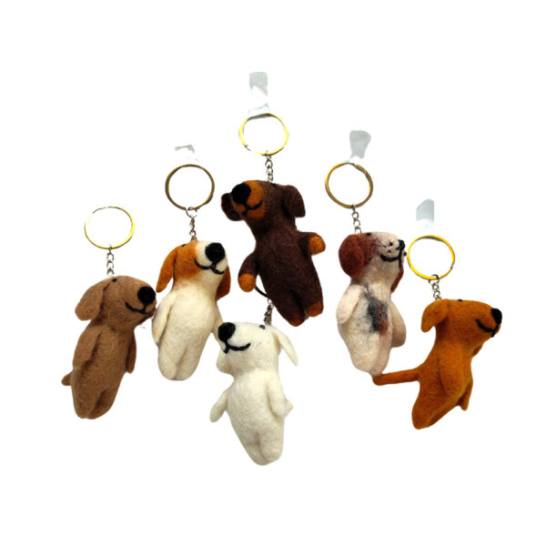 Dog keyring/bag charm - assorted breeds