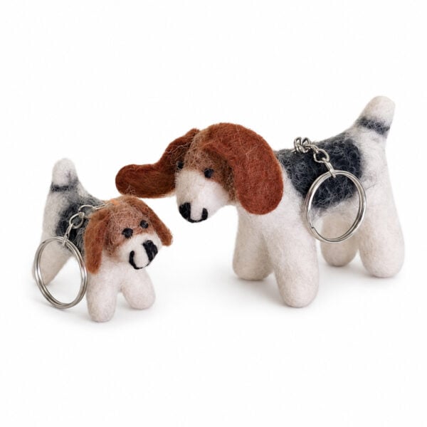terrier keyrings both sizes Terrier key rings/bag charms
