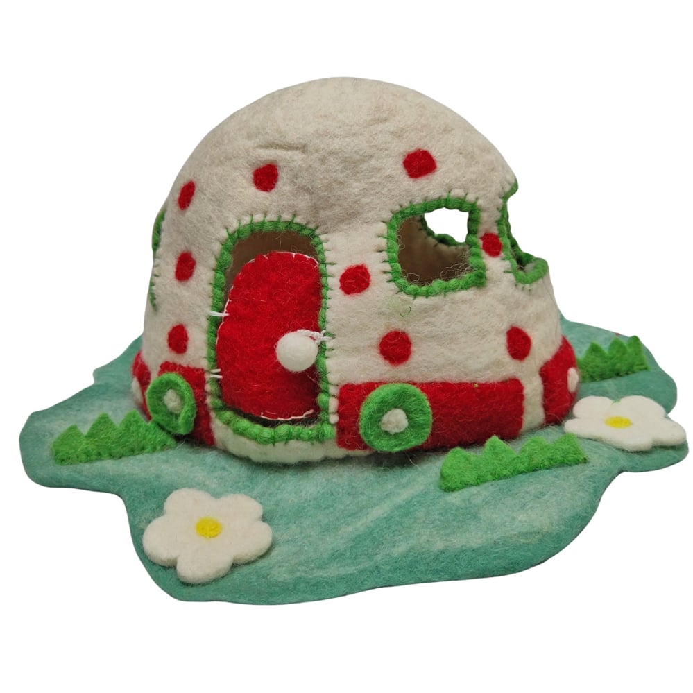 Caravan fairy house