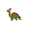 Dinosaur in Christmas hat decoration