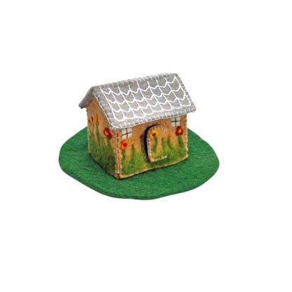 Woodland fairy house - pale brown