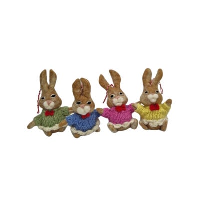 Baby rabbit decoration