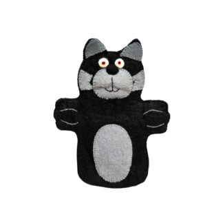Hand puppet - black cat