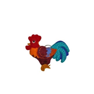 Cockerel keyring/bag charm