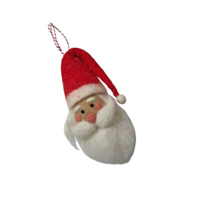 Father Christmas face decoration