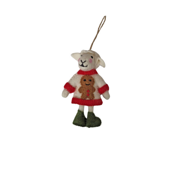 Lamb in a gingerbread dress