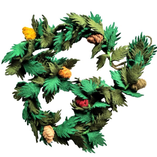 Pine cone garland