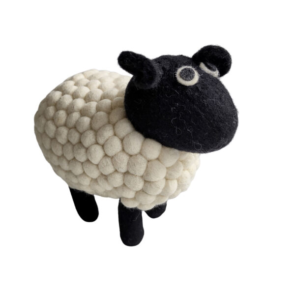 Very large ball sheep - white