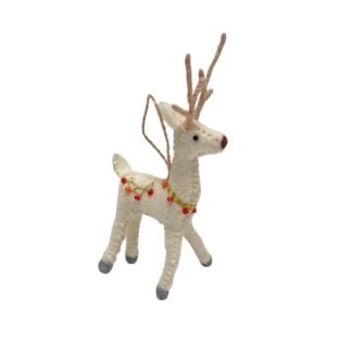 White deer decoration