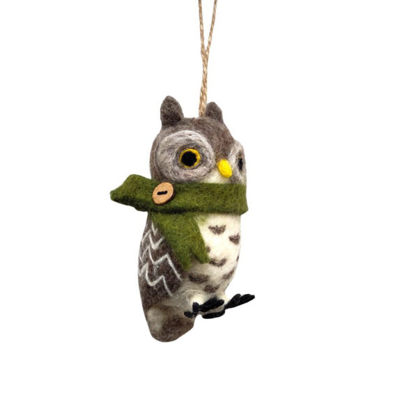 Wise owl decoration