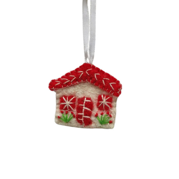 Untitled design - 1 Embroidered house decoration - small white