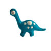 Dinosaur small - turquoise with white spots