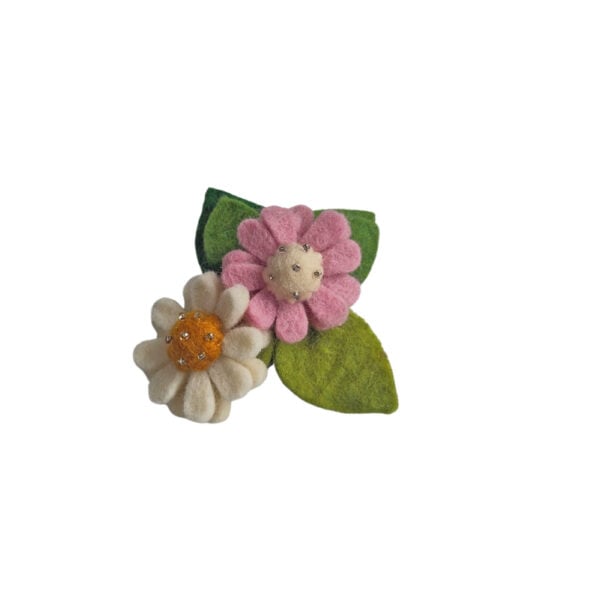 Untitled design - 1 Flowers hair bobble