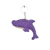 Untitled design - 1 Dolphin keyring/bag charm - mauve