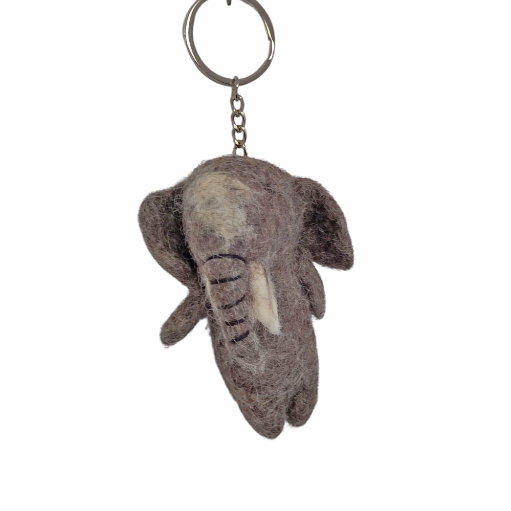 Standing elephant keyring - Koseli