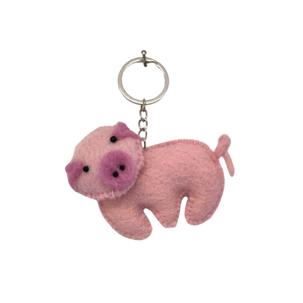 Piglet keyring/bag charm