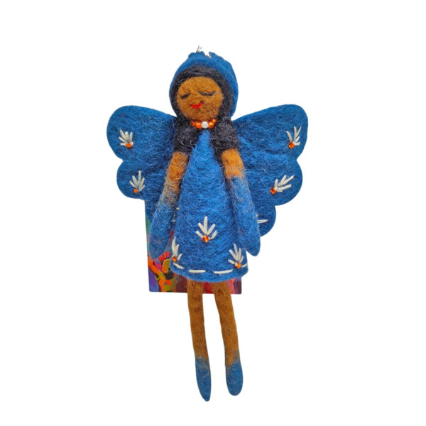 Elegant fairy decoration - blue