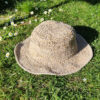 Hemp and cotton hat - large natural