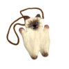 Large cat shoulder bag