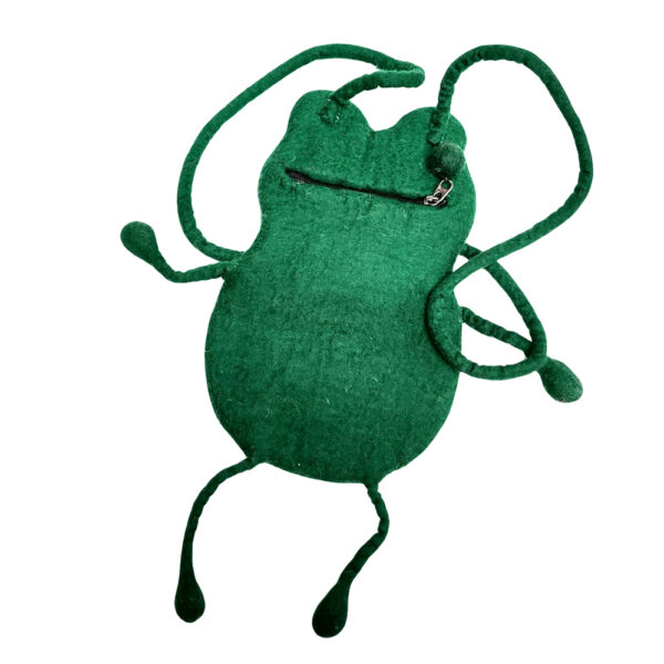 Large frog shoulder bag