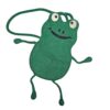 Large frog shoulder bag