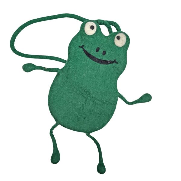 Large frog shoulder bag