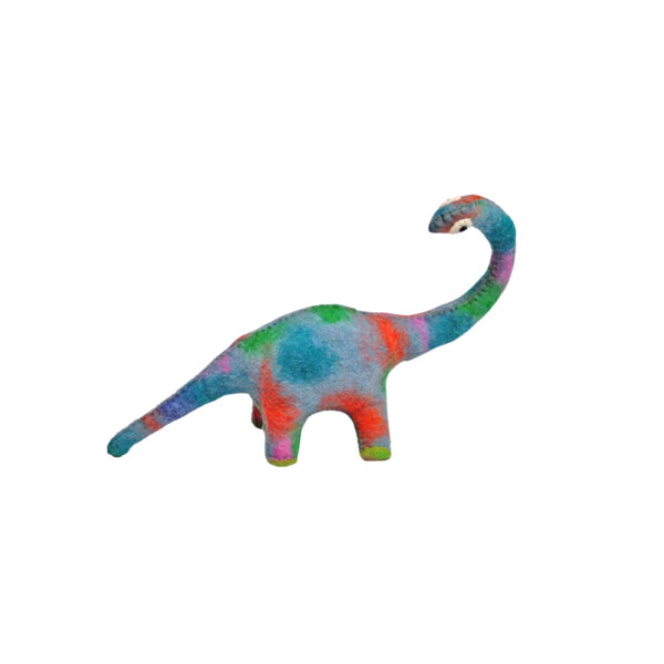 Tie dye dinosaur - mainly blue