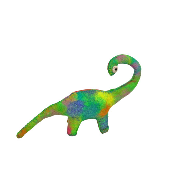 Tie dye dinosaur - mainly green