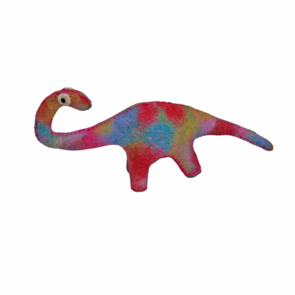 Tie dye dinosaur - mainly pink