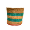 Kenyan sisal basket - L21