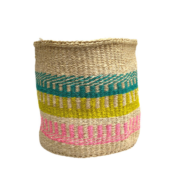 Kenyan sisal basket - L5