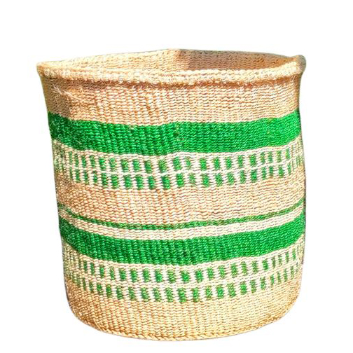 Kenyan sisal basket - L7