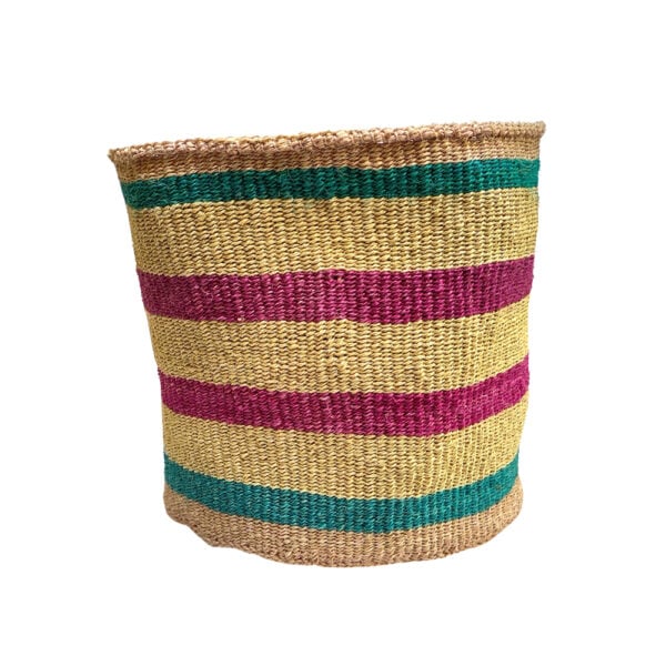 Kenyan sisal basket - XL26