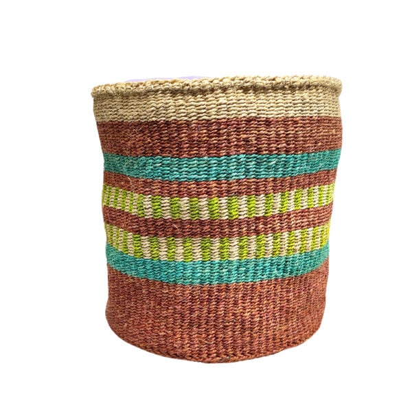 Kenyan sisal basket - XL27