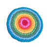 Felt ball mat - rainbow colours