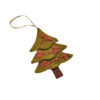 Embroidered tree decoration