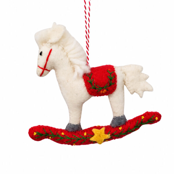 Rocking horse decoration