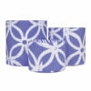 Global Mamas storage pots pale grey Set of three fabric bins - pale grey