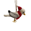 Seagull in hat and scarf