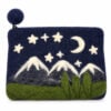Snowy mountains purse