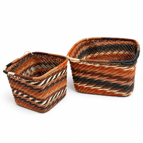 Telephone wire square bowl browns