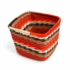 Telephone wire basket oranges size 1 Telephone wire square bowl orange