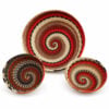 telephone wire round bowl sand Telephone wire round bowl - sand
